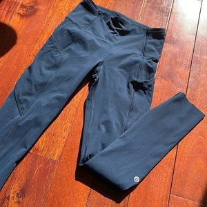 Blue Lululemon leggings
